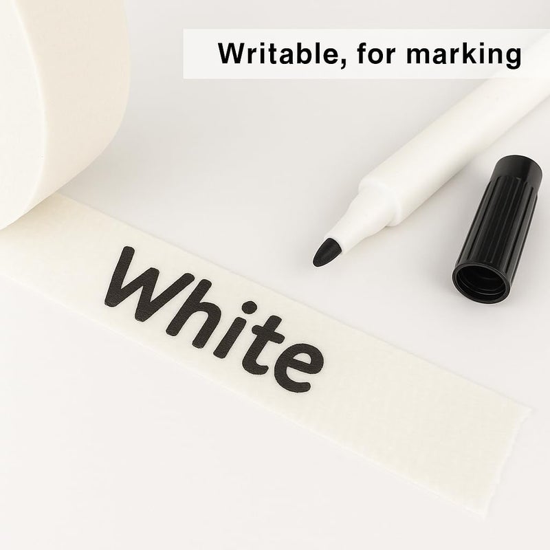 DOAY White Painters Tape - Masking Tape 2 Inch Wide (1.88" x 90FT) - Multi-Surface, Smart Adhesion, Indoor & Outdoor - 1 Roll Paint Tape for DIY, Labeling, Art, Car (#3910) - Image 5